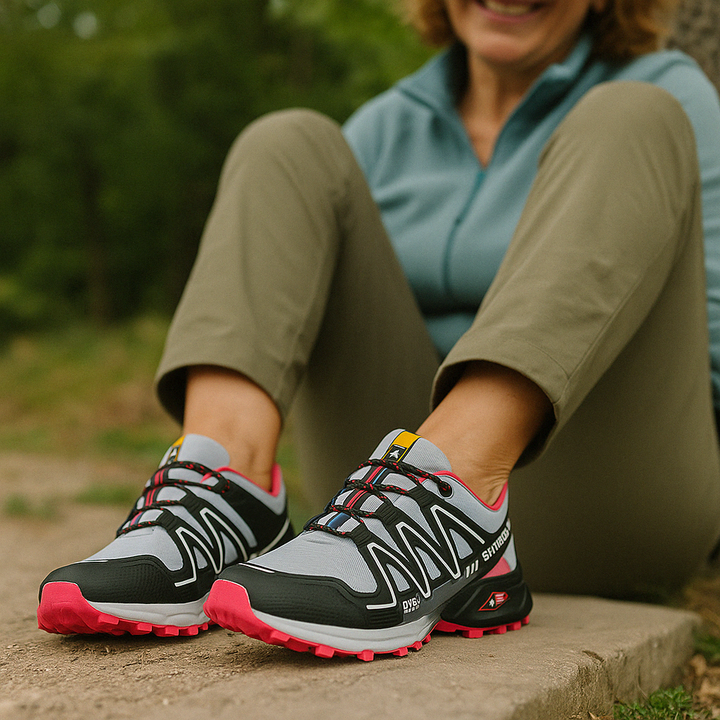 Unisex orthopedische wandelschoen, blauw, ergonomisch, ademend, met antislipzool voor comfort en stabiliteit