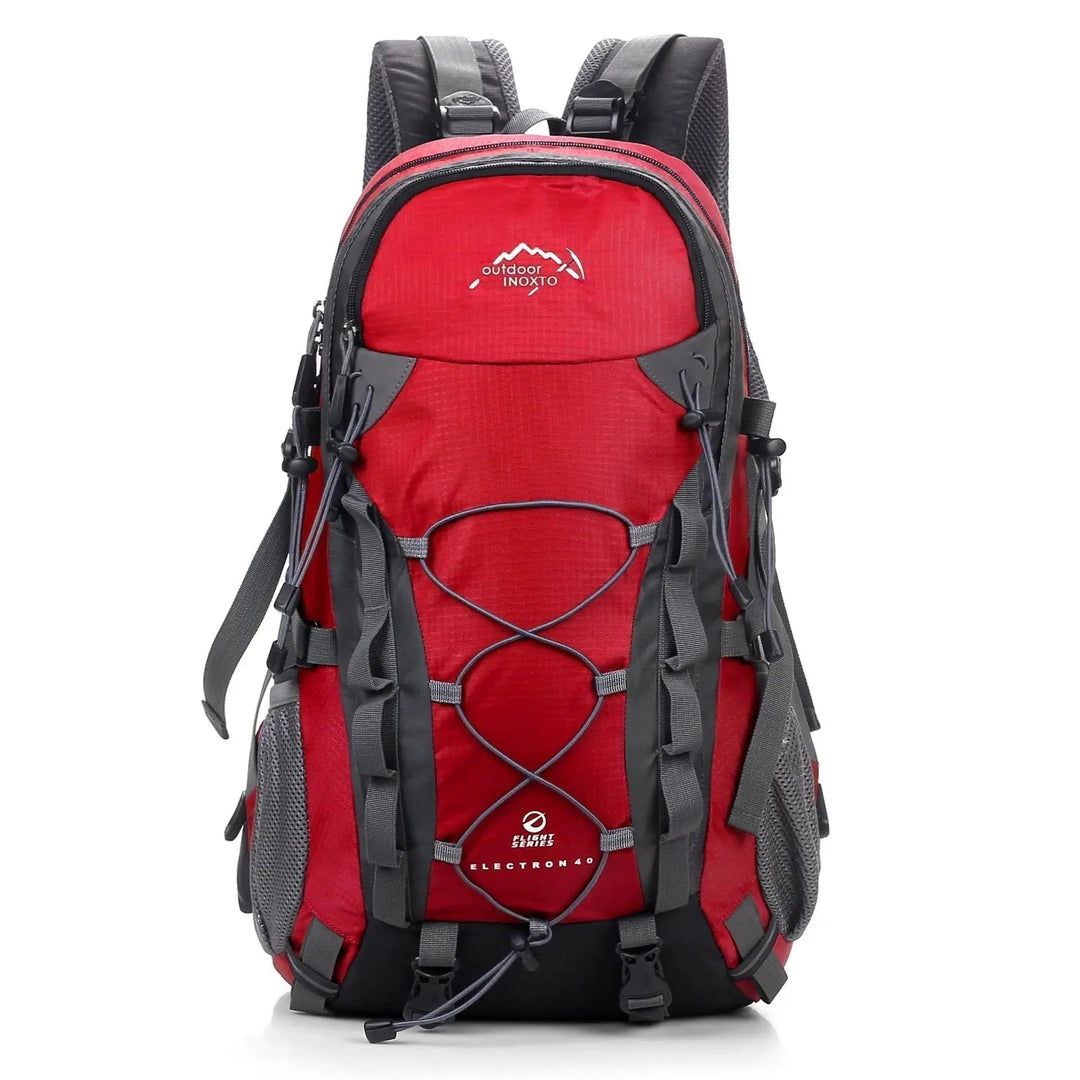 Ruime 40 liter ExplorerMax outdoor rugzak voor lange reizen en trekking. Duurzaam en lichtgewicht, een unisex model.