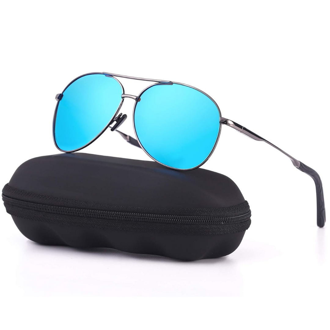 Gepolariseerde Aviator zonnebril 'Joey' unisex, essentieel mode-accessoire voor elke stijl.