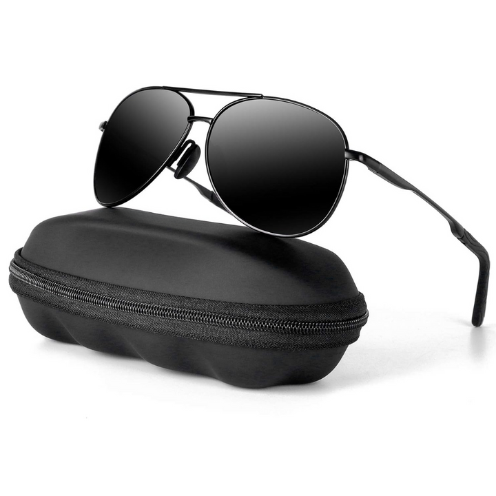 Stijlvolle en lichtgewicht 'Joey' Aviator zonnebril, met UV-bescherming voor dames en heren.