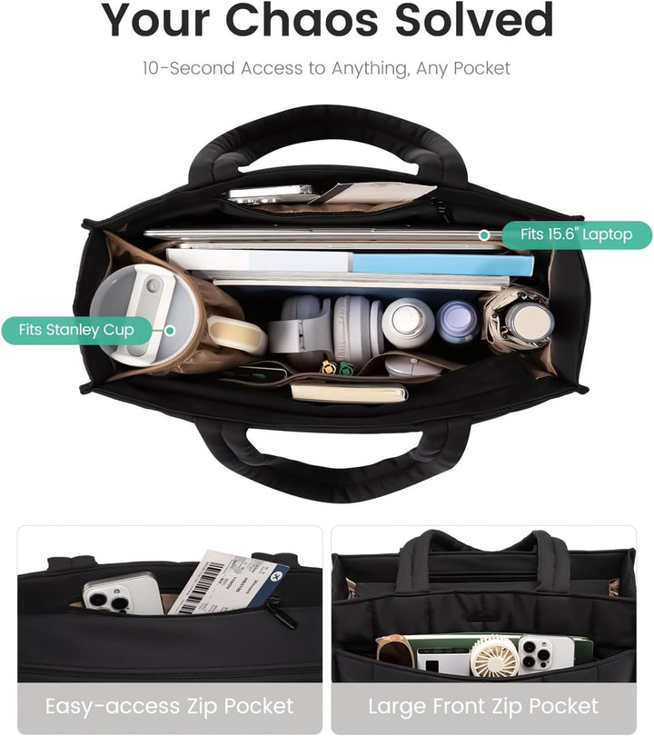 Duurzame reistas en laptoptas, grote capaciteit voor zakelijke reizen, functioneel unisex design voor laptops.