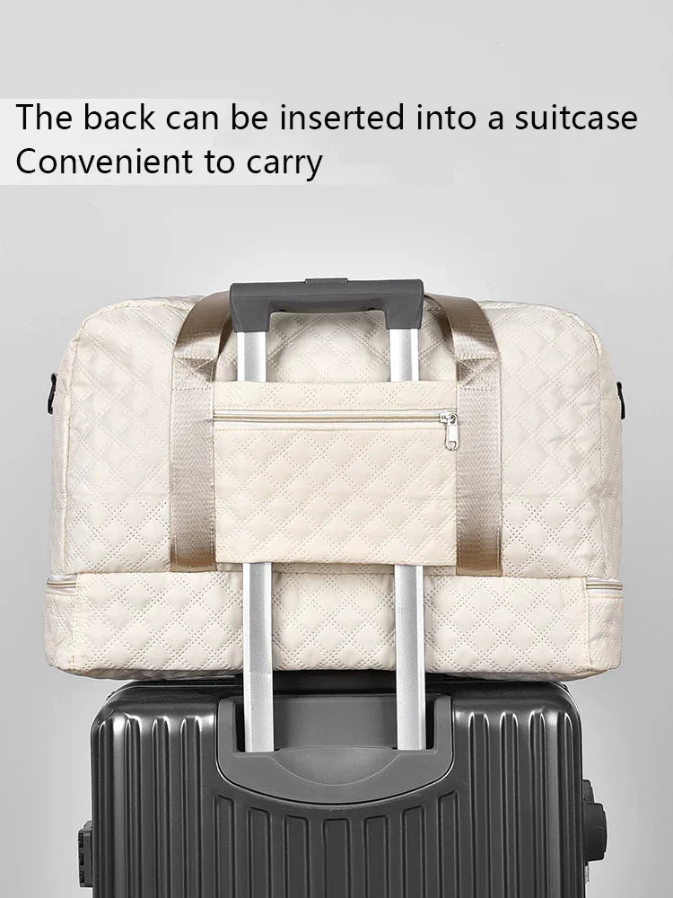 Multifunctionele unisex sport- en weekendtas met schoenenvak, ideaal voor elke reis.