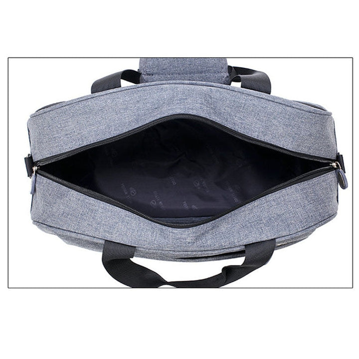 Compacte weekendtas unisex met slimme trolleybevestiging, ideaal voor korte reizen en vluchten.