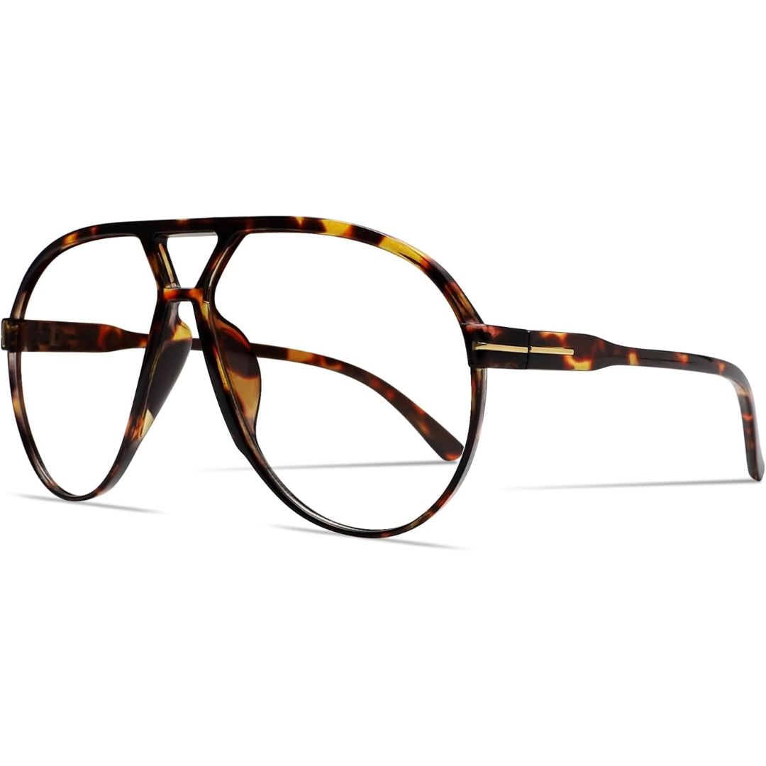 Unisex aviator zonnebril retro oversized model Amara, past perfect bij elke zomeroutfit.