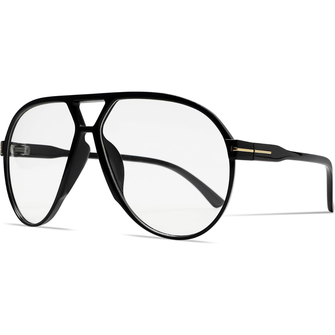 Trendy retro oversized aviator brillen Amara, perfecte zomer accessoires met vintage allure.