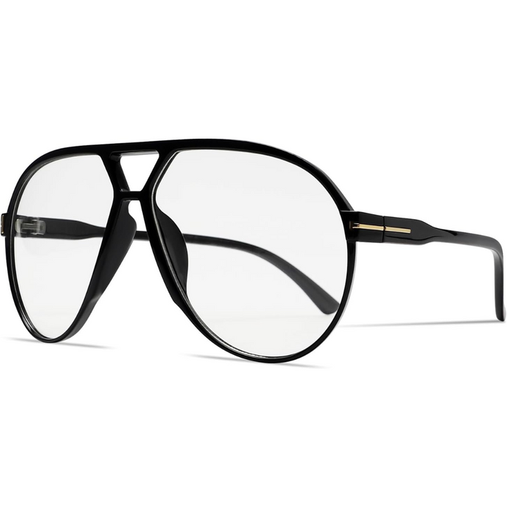 Trendy retro oversized aviator brillen Amara, perfecte zomer accessoires met vintage allure.