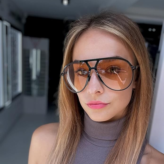 Modieuze unisex retro aviator zonnebril met optimale UV400 bescherming; een stijlvol accessoire.