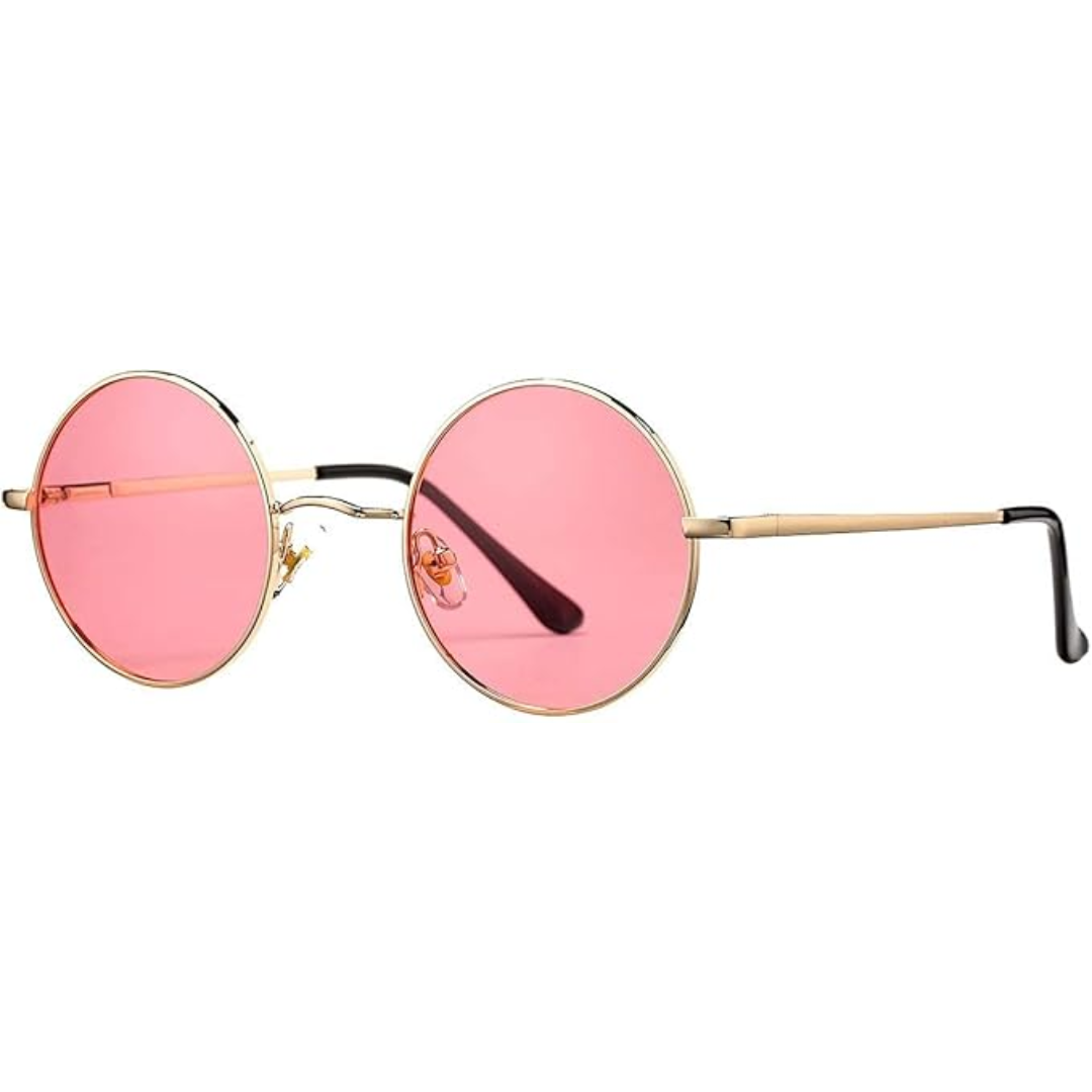 Hoogwaardige unisex gepolariseerde retro ronde zonnebril met duurzaam frame en comfort.