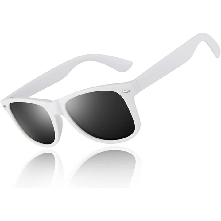 Klassieke retro zonnebril, unisex, gepolariseerd voor optimale oogbescherming en helder zicht.