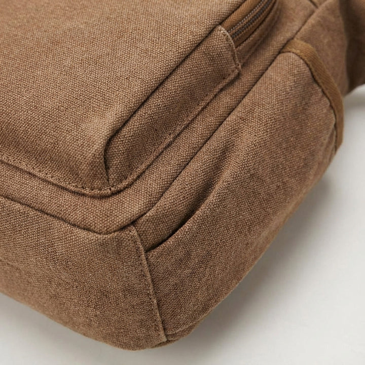 Veilige RFID messenger tas, unisex, van canvas voor zorgeloze reizen en dagelijks gebruik.