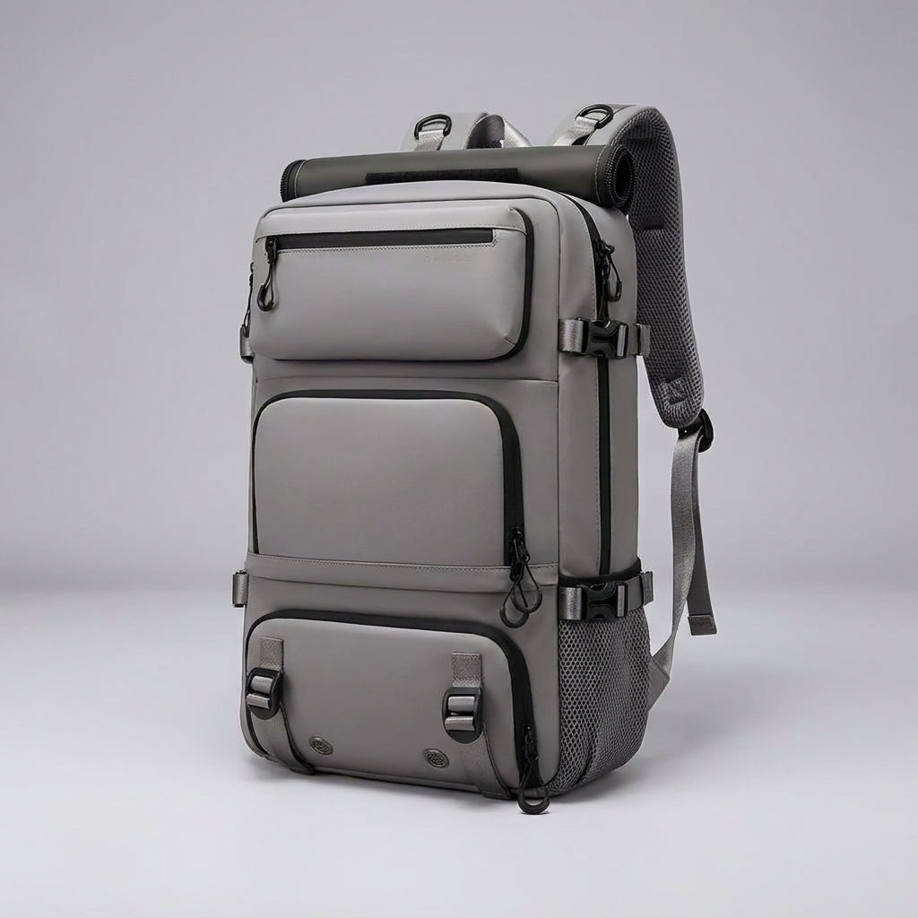 Safebound laptoprugzak, waterdicht en ergonomisch. Ideaal voor werk, school, sport en reizen met je laptop.