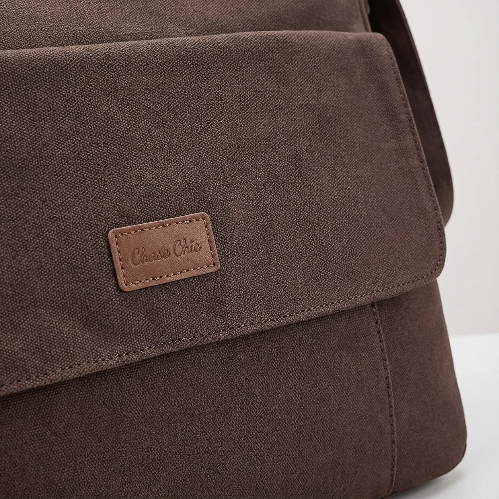 Stijlvolle en lichte Satchelix laptop werktas in neutraal design, perfect voor mannen en vrouwen.