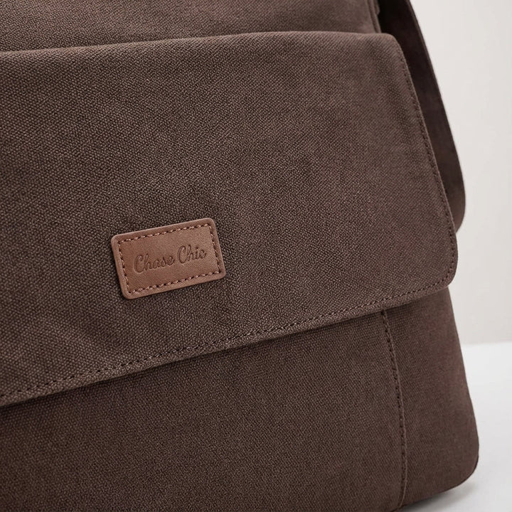 Stijlvolle en lichte Satchelix laptop werktas in neutraal design, perfect voor mannen en vrouwen.
