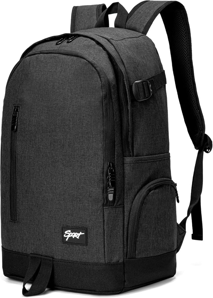 Unisex slanke 15.6 inch laptoprugzak, ideaal voor werk en reizen, met georganiseerde vakken.
