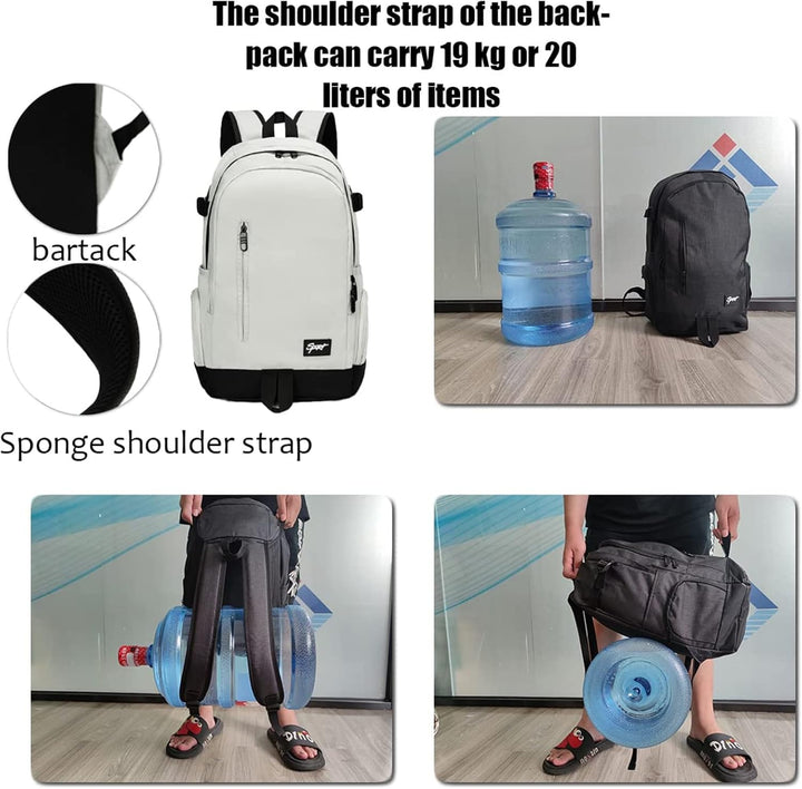Functionele reis- & werkrugzak met organiser, geschikt voor 15.6 inch laptop en essentials.