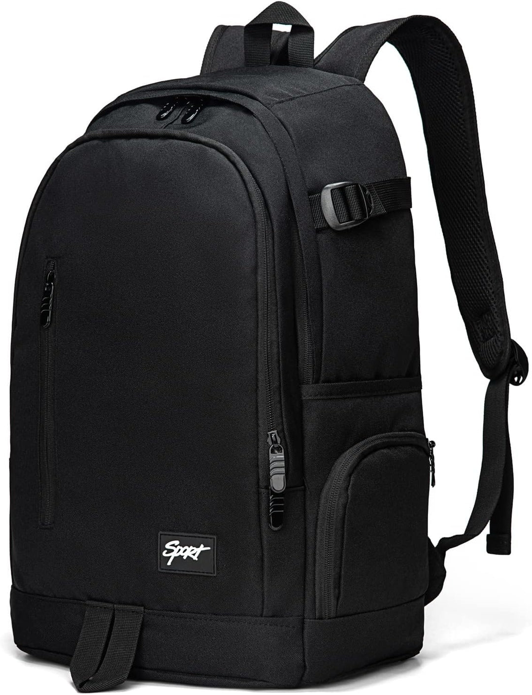 Groene unisex slimme 15.6 inch laptoprugzak met georganiseerde vakken voor dagelijks gebruik.
