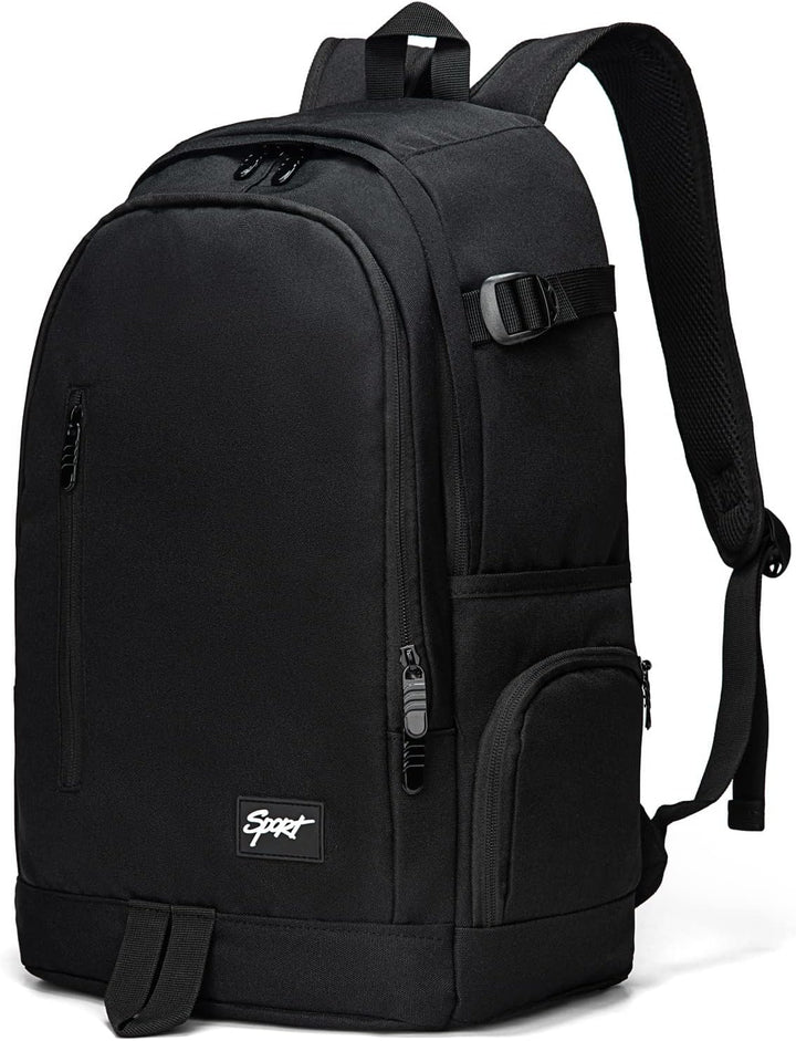 Groene unisex slimme 15.6 inch laptoprugzak met georganiseerde vakken voor dagelijks gebruik.