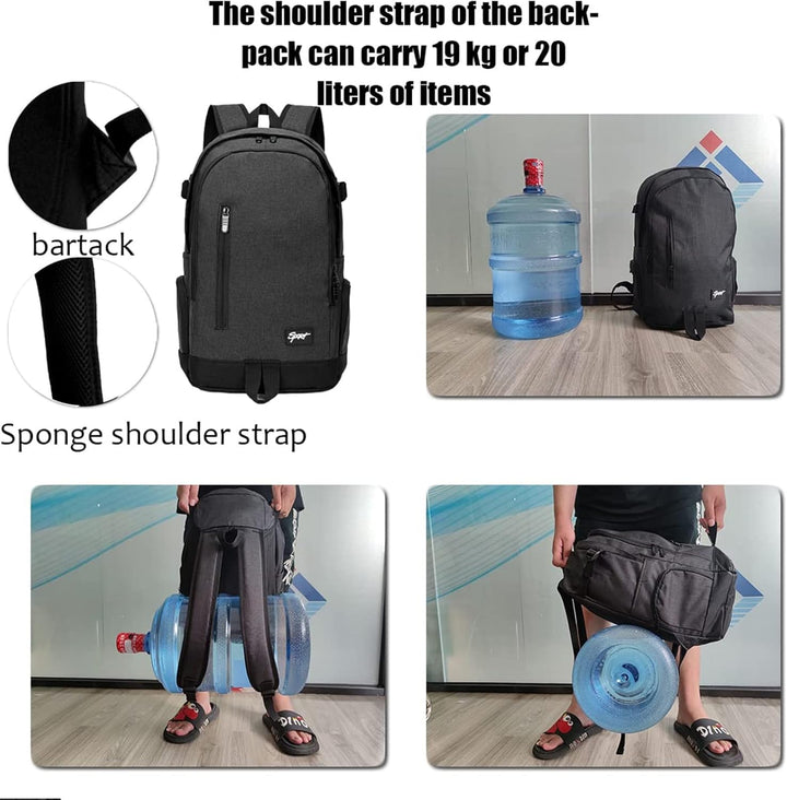 Veelzijdige 15.6 inch laptoprugzak voor school, werk en reizen, met comfortabel draagsysteem.