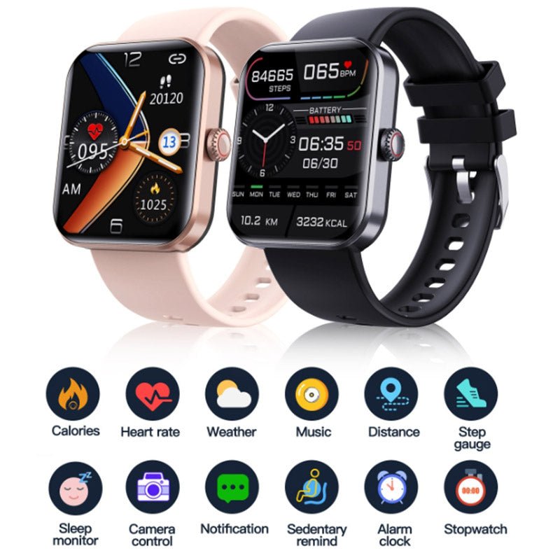 Activity tracker: unisex gezondheidshorloge meet stappen en hartslag tijdens sport.