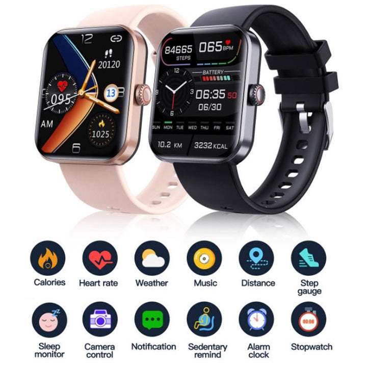 Activity tracker: unisex gezondheidshorloge meet stappen en hartslag tijdens sport.