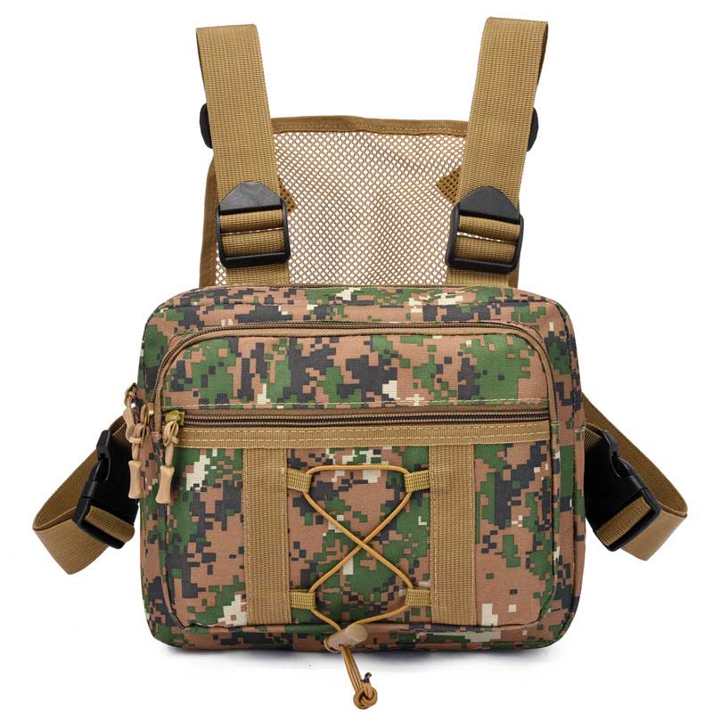 Ergonomische unisex borsttas, waterbestendig en duurzaam, voor al je tactische uitrusting.