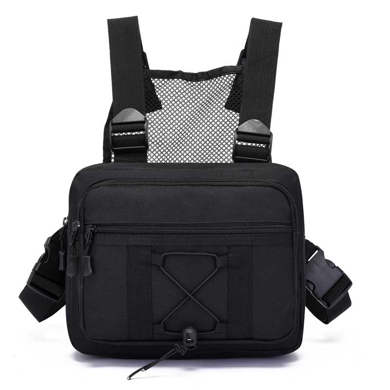 Unisex borsttas, waterafstotend, ontworpen voor comfort en efficiënte opslag outdoor.