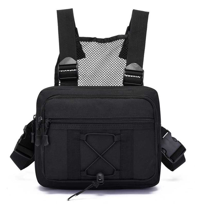 Unisex borsttas, waterafstotend, ontworpen voor comfort en efficiënte opslag outdoor.