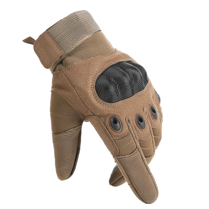 Robuuste unisex legerhandschoenen voor bescherming, met touchscreen en goede grip, ideaal voor werk.