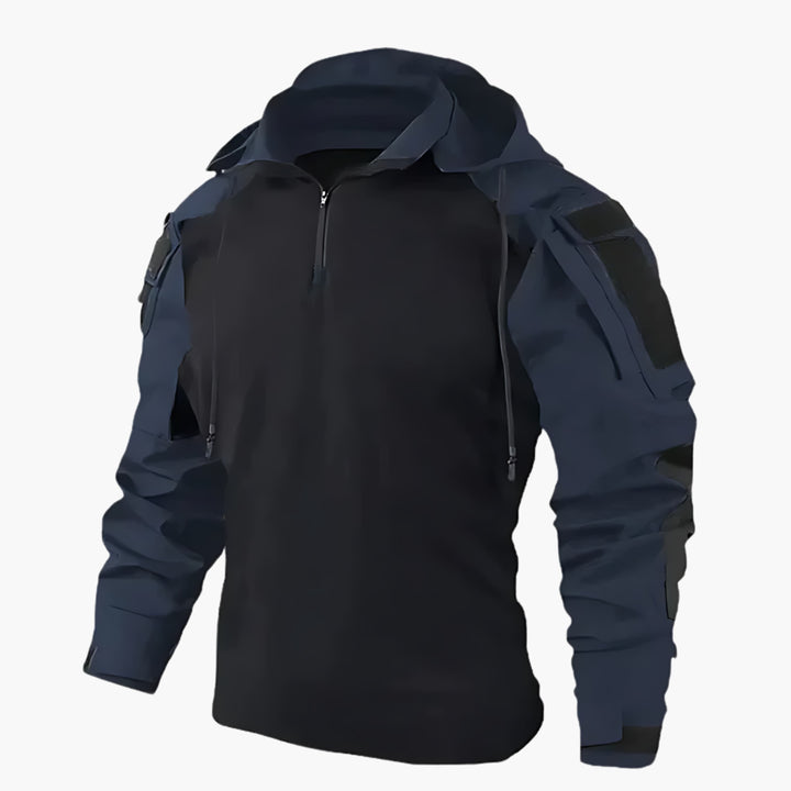 Unisex tactische buitenjas met handige zakken. Wind- en waterdicht, perfect voor dagelijks gebruik en avontuur.