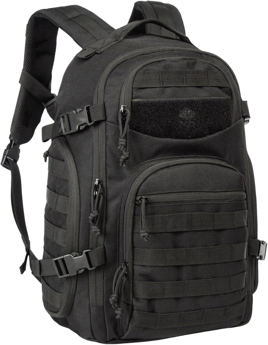 Tactische reistas 35L met Molle systeem, geschikt voor unisex gebruik tijdens avontuurlijke trips.