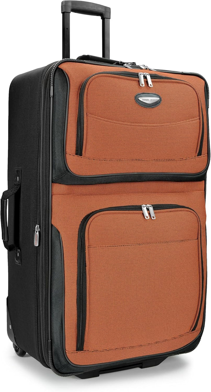 Gehele 8-delige softshell bagageset van TravelMax, inclusief handige inpakblokken, perfect voor elke reis.