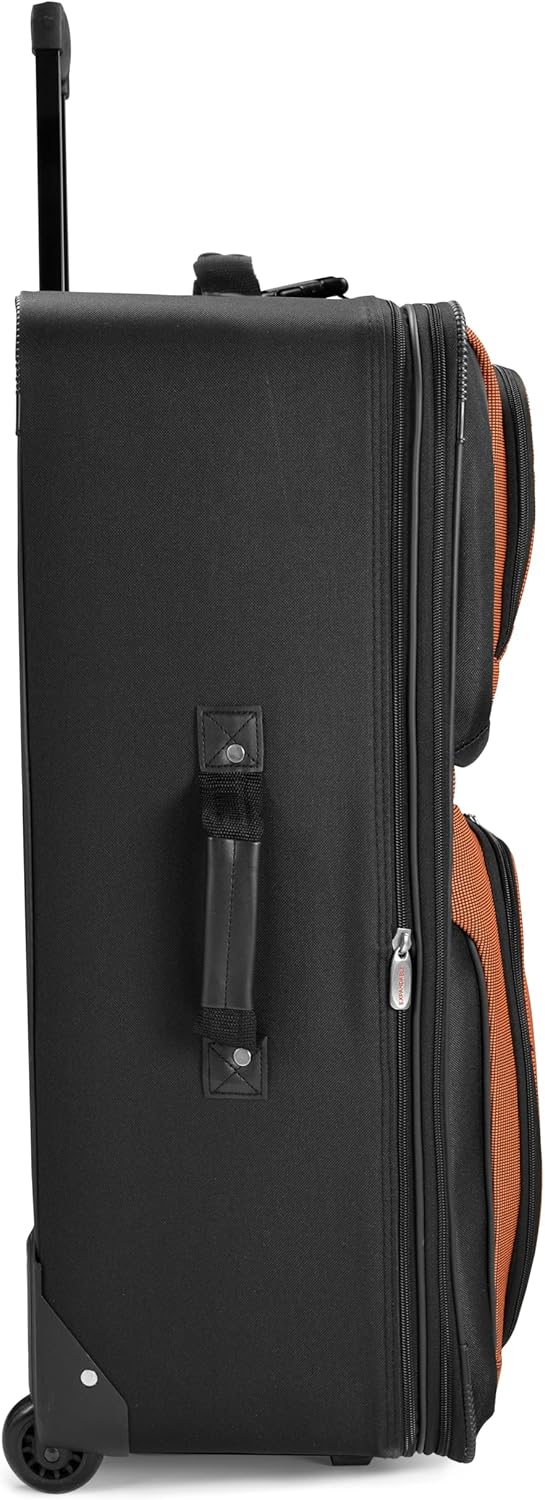 Grote softshell reiskoffer uit de 8-delige TravelMax set met TSA slot voor veilige vakanties.