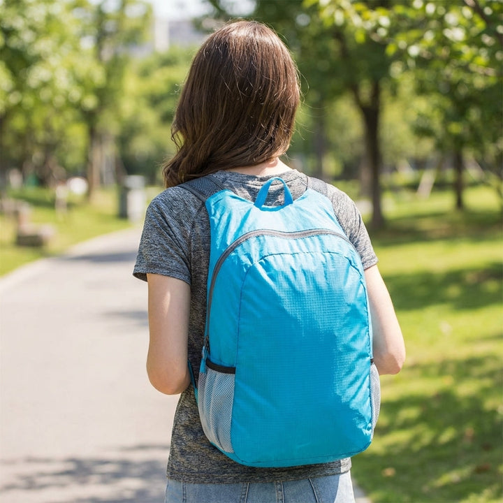 Unisex ultralichte opvouwbare reistas, perfect voor dagtrips en reizen. Compacte, waterafstotende rugzak.