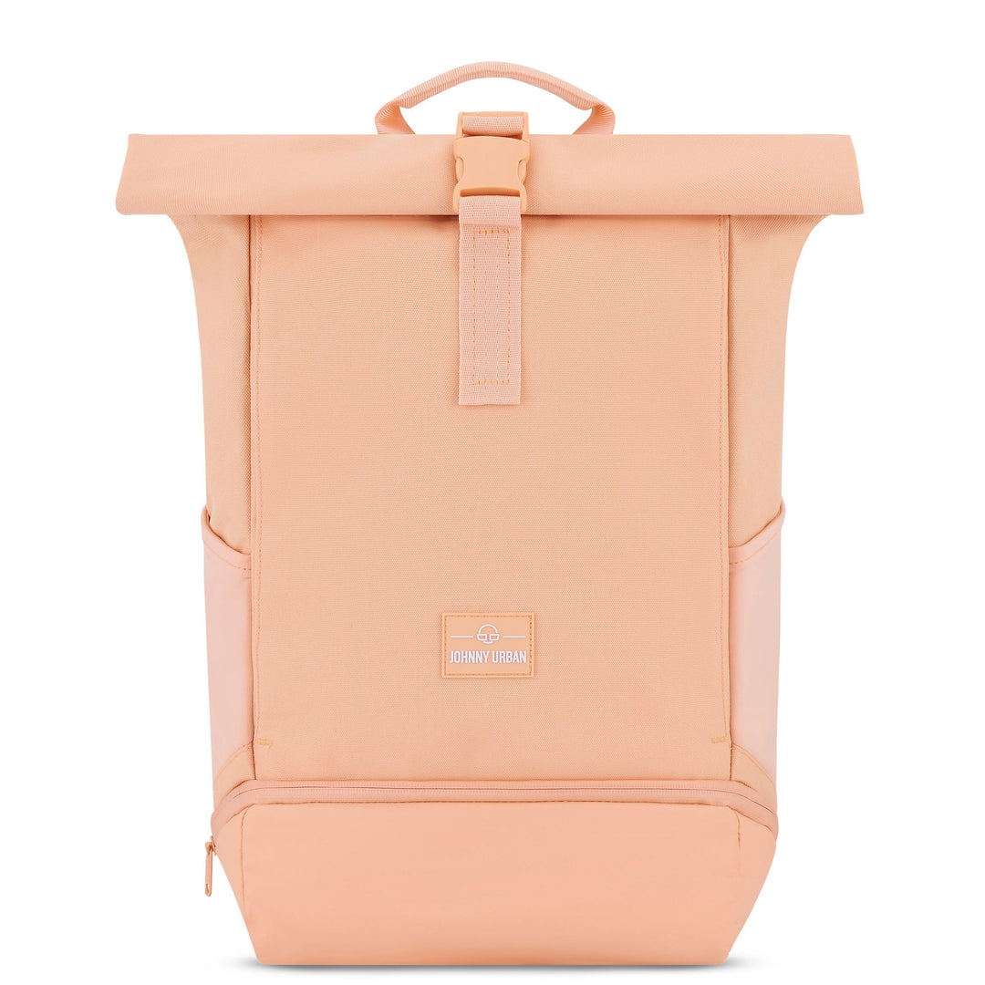 Jouw partner voor reizen: de UrbanFlow rolltop rugzak met slimme opbergoplossingen.