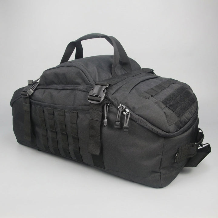 Duurzame Nomadridge reistas, perfect voor outdoor trips en lange reizen. Sterke, flexibele Molle rugzak.