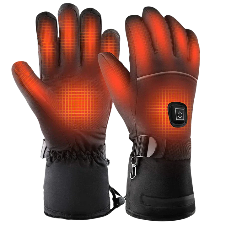 Elektrische winterhandschoenen met batterij, waterbestendig, ideaal voor skiën en andere koudebescherming buitenshuis.
