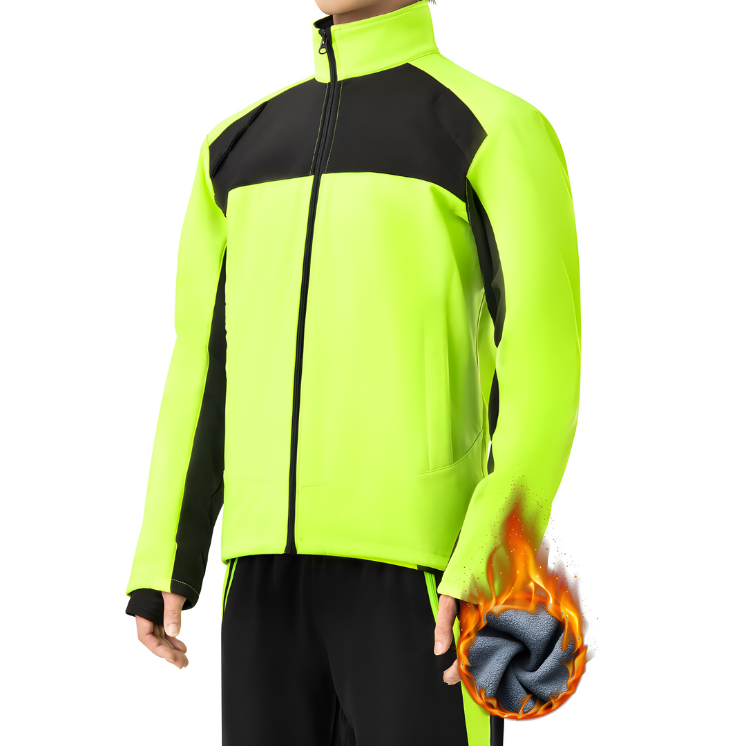 Thermofiets kledingset voor heren/dames. Warme sportkleding en fietsoutfit, perfect voor winterse wielrennen.