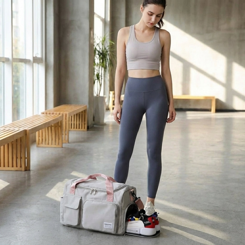 Unisex waterbestendige nylon reistas/duffel, perfect voor reizen, sport en weekenduitstapjes.