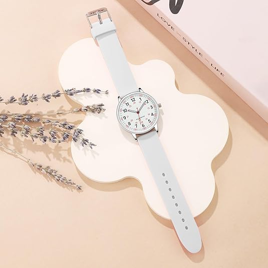 Comfortabel unisex horloge voor verpleegkundigen, waterdicht siliconen ontwerp voor hygiënisch gebruik in de zorg.