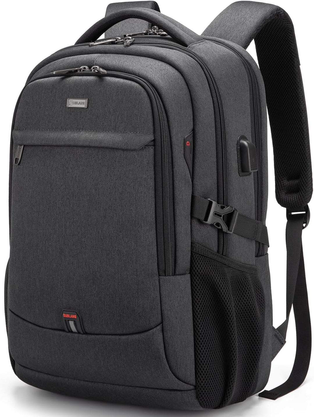 Waterbestendige schooltas met USB, ergonomisch design, georganiseerd voor alle benodigdheden.