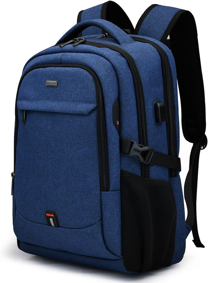 Waterdichte unisex reisrugzak, USB-poort, laptop compartiment, comfortabel & veilig.