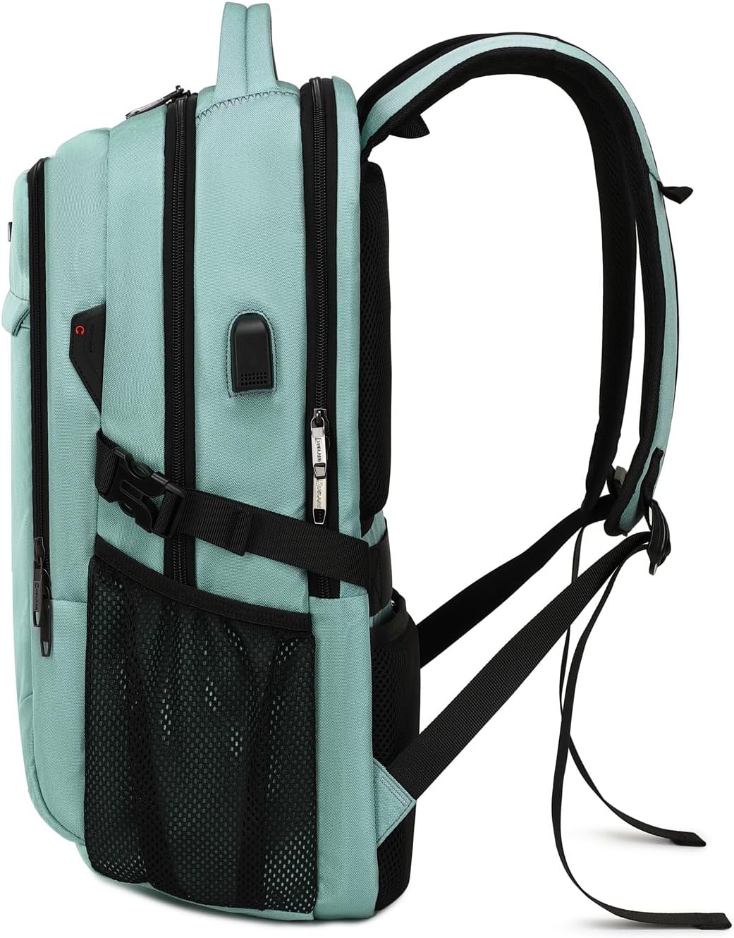 Praktische laptop & reisrugzak, waterafstotend, met USB-oplader & antidiefstal functie.