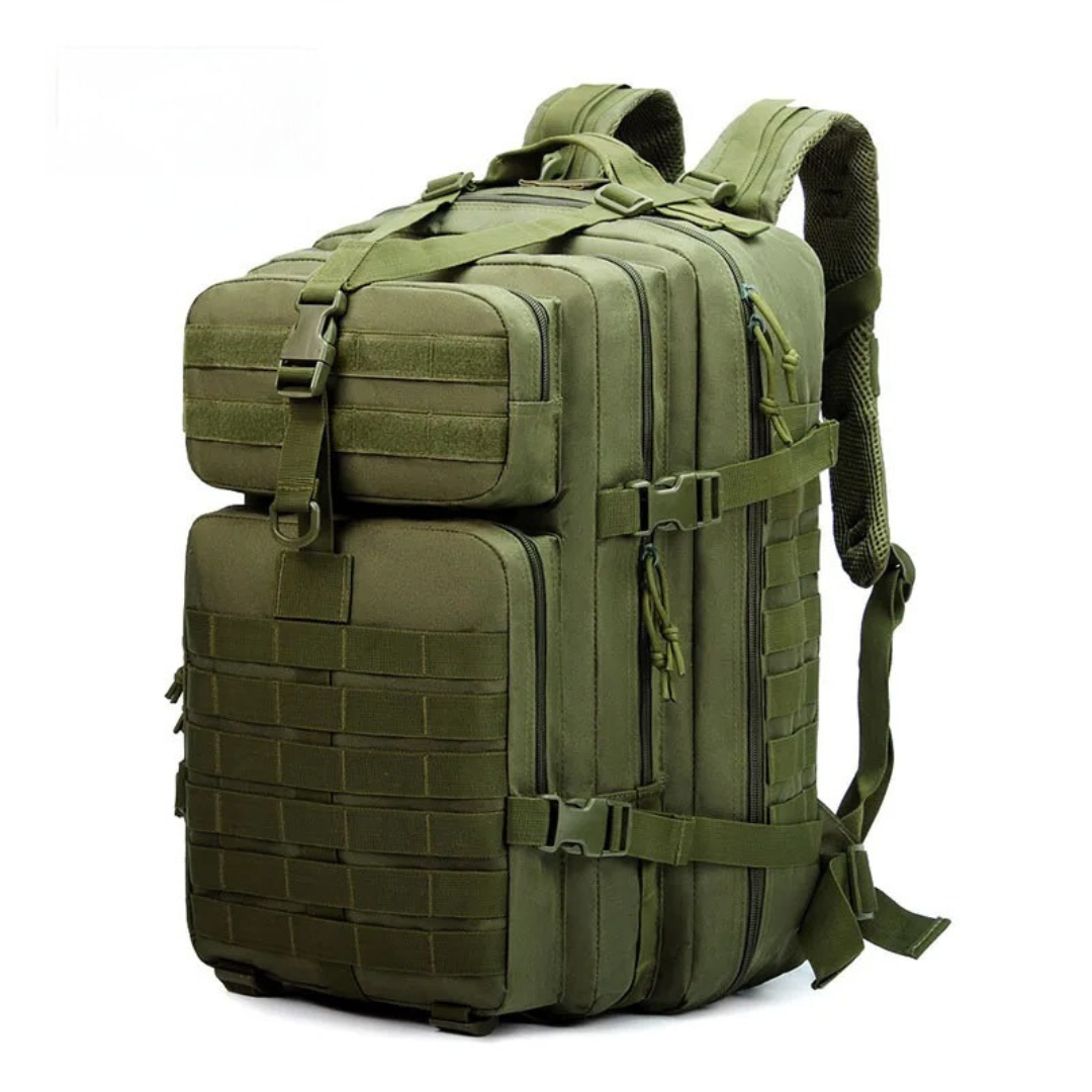Unisex AdventurePack: 50L waterdichte rugzak, ideaal voor militaire oefeningen en outdoor sporten.