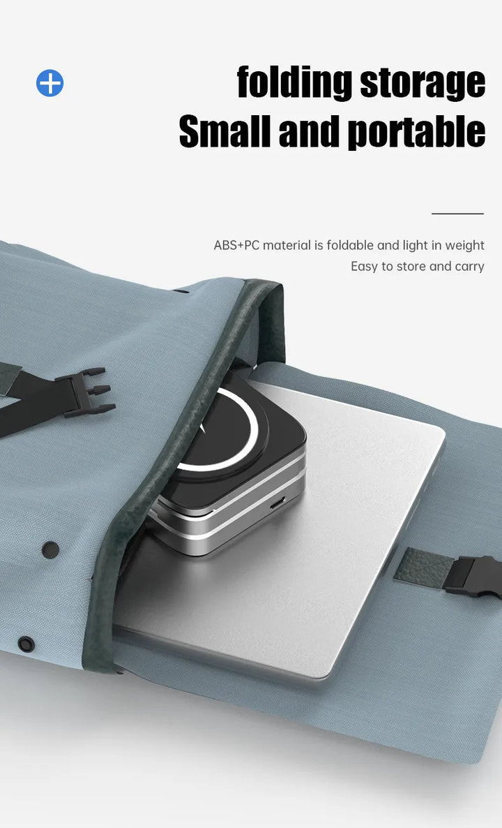 Universeel snel 3-in-1 draadloos laadstation met magnetische functie voor efficiënt opladen van al je tech.
