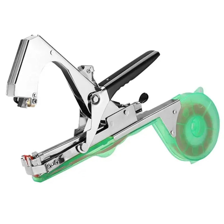 Innovatieve plantenbinder die snel en efficiënt planten ondersteunt; perfect tuingereedschap en tuinaccessoire.
