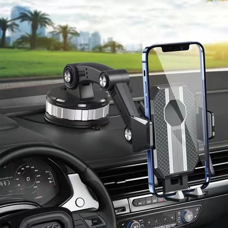 Universele 360° telefoonhouder met sterke zuignap, ideaal voor voertuigen, biedt flexibele aanpassing & veilige telefoonbevestiging