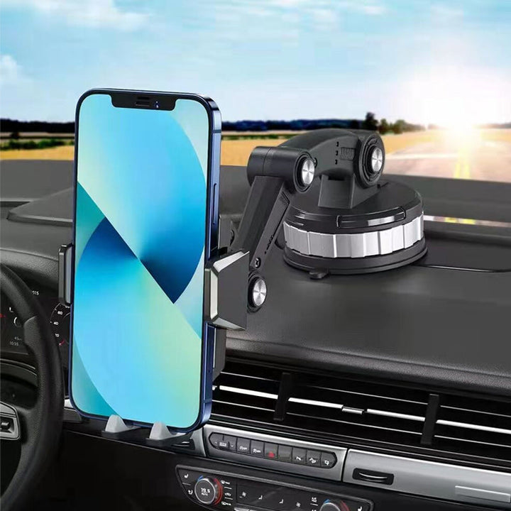 Universele 360° telefoonhouder met sterke zuignap, ideaal voor voertuigen, biedt flexibele aanpassing & veilige telefoonbevestiging