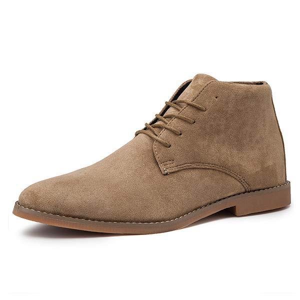 UrbanStride Classic heren halfhoge veterschoen, stijlvol & comfortabel voor casual en formele outfits.