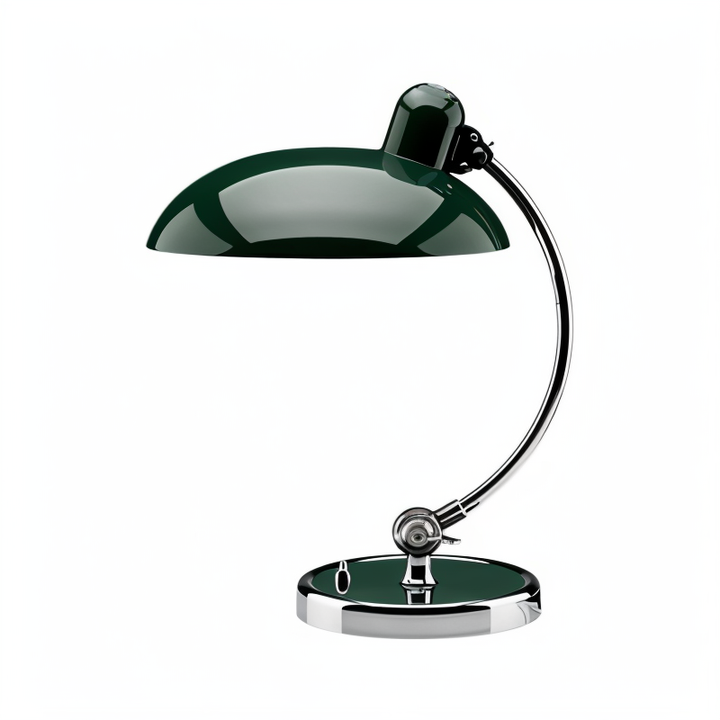 Stijlvolle Virella vintage bureaulamp, wit, verstelbaar voor sfeervolle werkplek.