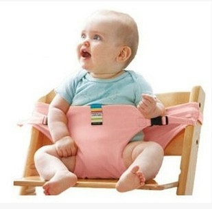 Verstelbare baby veiligheidsgordel voor kinderstoelen, eenvoudig te reinigen en aan te passen.